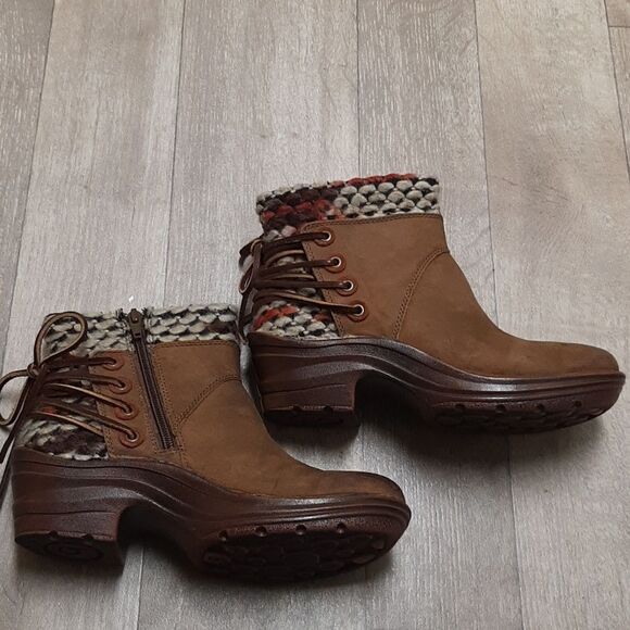Womens Bionica Reign‎ Ankle Zip Up Lace Up Bootie Shoes - Picture 1 of 8